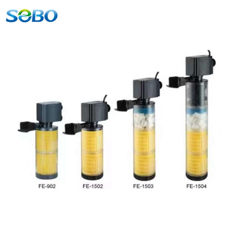 Sobo Aquarium Filter Submersible Internal Fish Tank Filter With Water