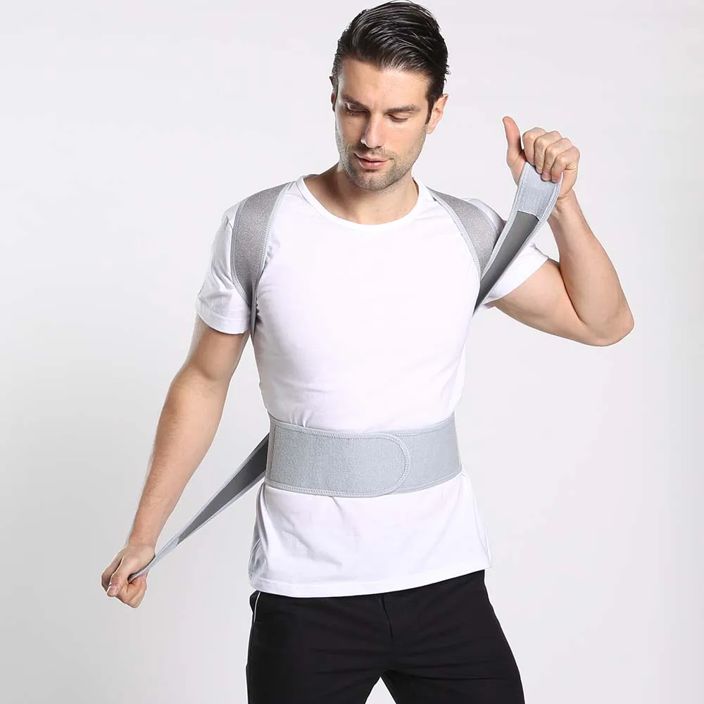 Hot Selling Back Brace Support with Armpit Pads Adjustable Posture Corrector Posture Correction Belt  for Women Man