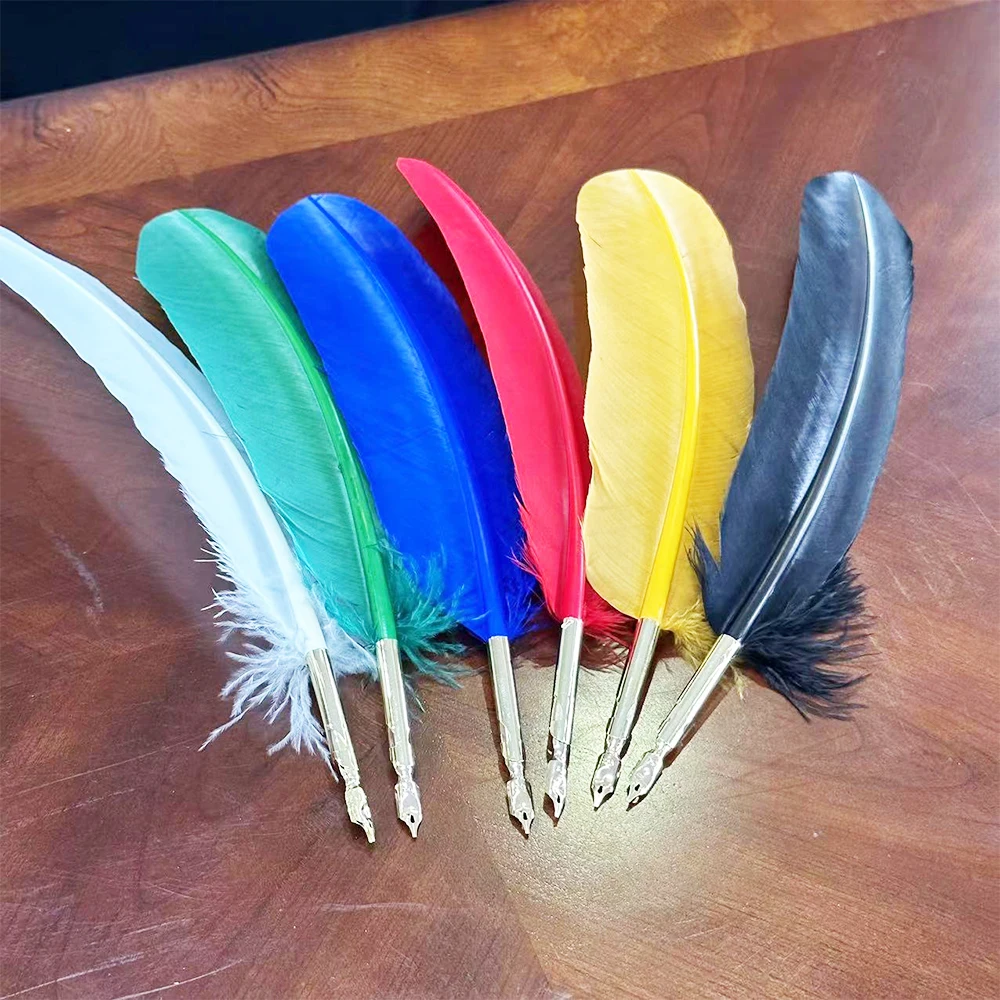 Original Design Feather Quill Ink Ball Pen For Promotions - Odm