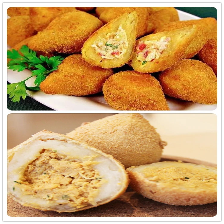 High Efficiency Automatic Kibbeh Maker Arancini Machine Falafel Make Machine Rheon Encrusting Machine for Making Coxinha