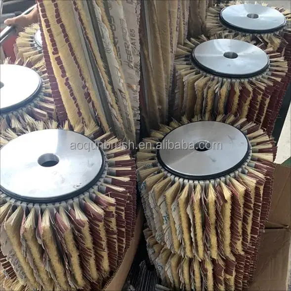 Artificial Sisal Strip for Wood Sanding Paper Brush Sisal Strip Brush Roller of Wheel Sander