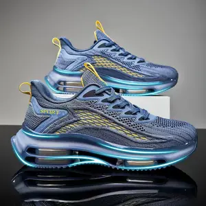 2026 Spring Summer Men's Sports Shoes New Full Palm Air Cushion Thick Sole Anti-Slip Shock Absorbing Basketball Running Shoes