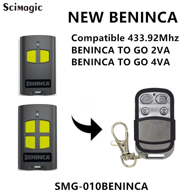 BENINCA 433mhz Remote Control Garage Command Rolling Code or Fixed Code BENINCA Hand Transmitter Gate Control Garage Door Opener