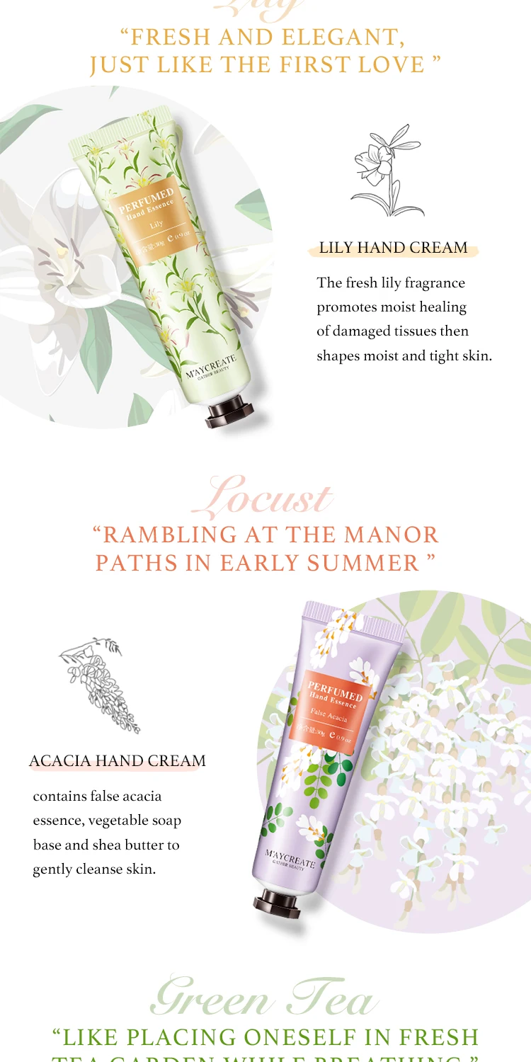 Private Label Hand Cream Moisturizing Hand Cream For Dry Cracked Skin
