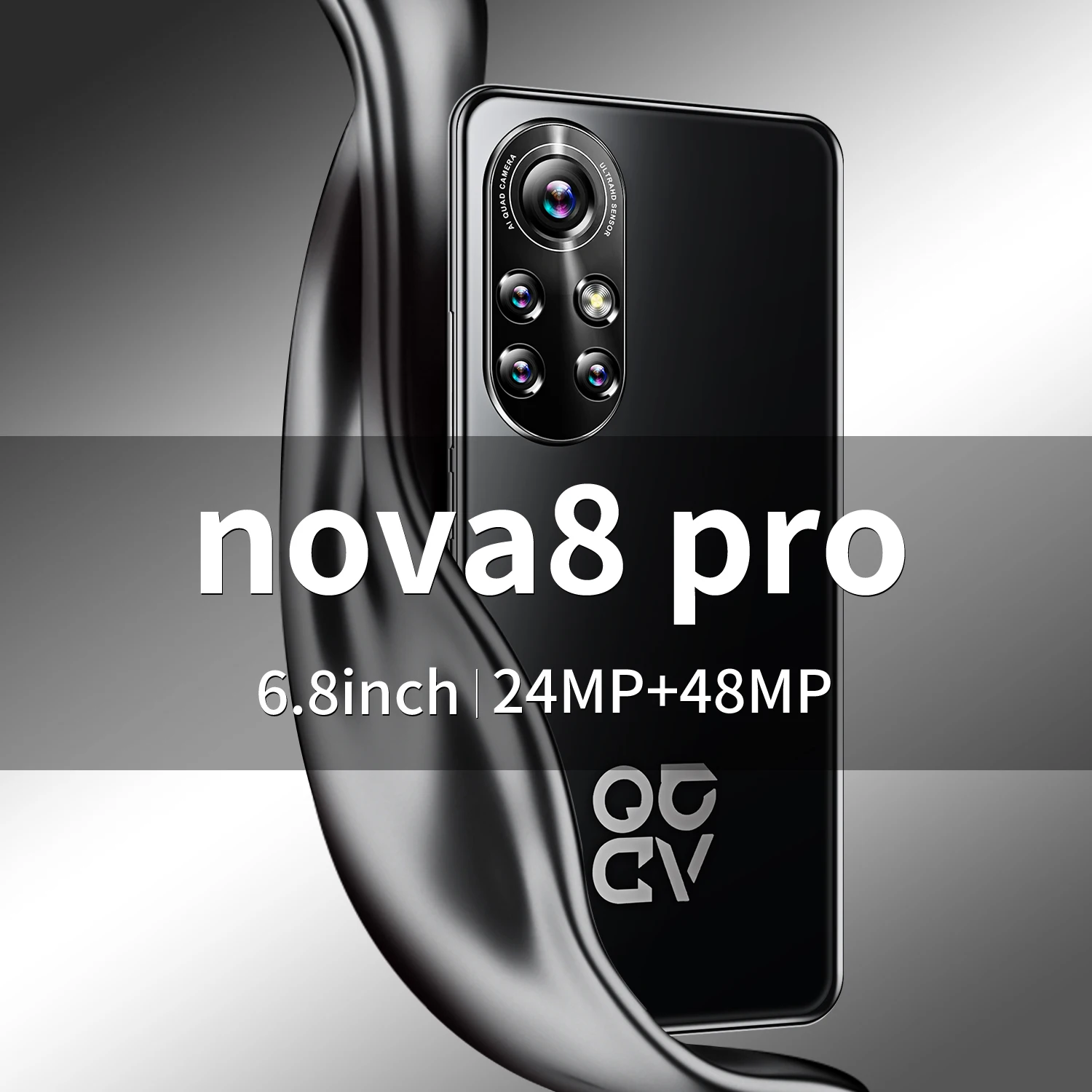 Смартфон Novo8 Pro, 3440x1440, 10 ядер, 16 + 512 ГБ, 5G