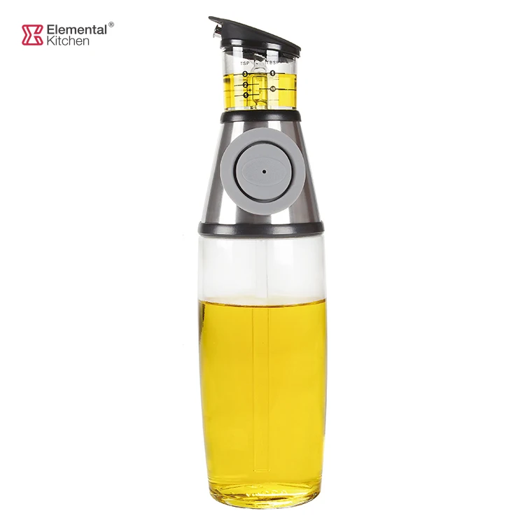 Measure Olive Oil Dispenser Wholesale Kitchen Glass Bottle Of Oil 500ml