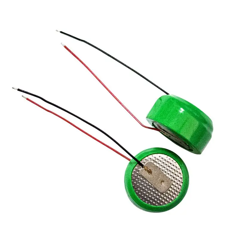 3 6 v 60mah Li-Ion аккумулятор Кнопка Плоский Круглый Аккумулятор Беспроводная гарнитура CP1254 ICR1254 LIR1254 батарея с проводами
