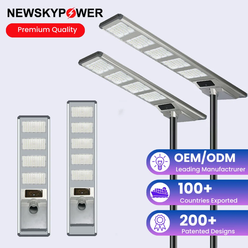 Jindian JD-S500 Solar Powered Street Lights - 500watts LED