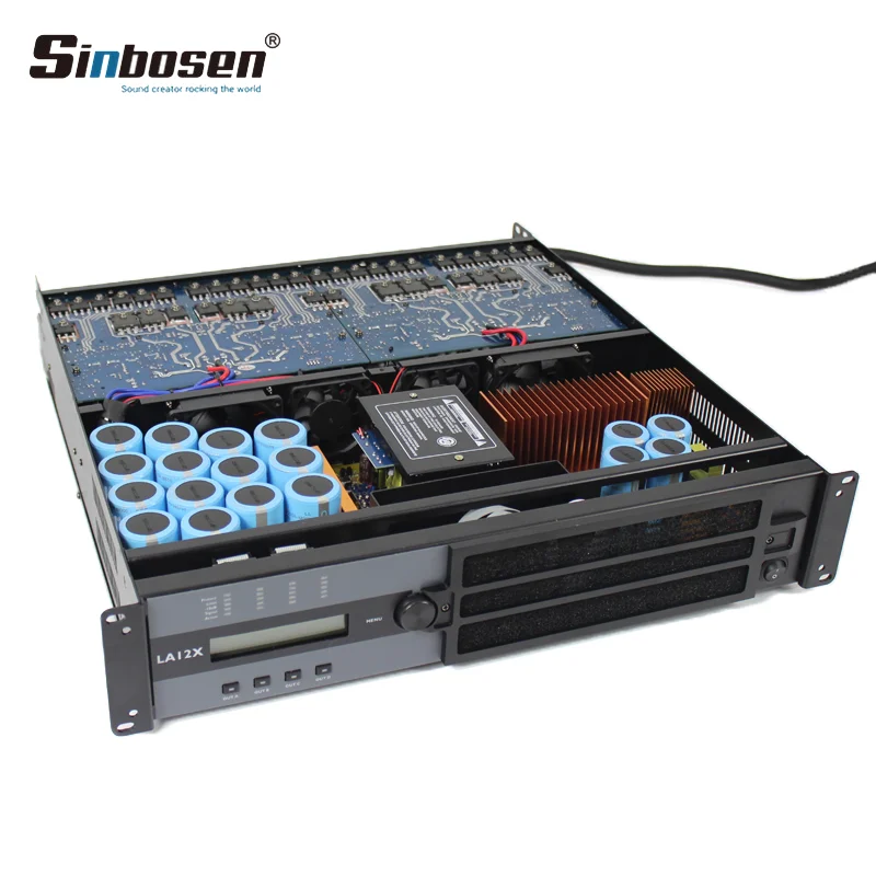 LA2X Amplifier Audio Professional 2000 Watts Sound 4 Channel Subwoofer Power Amplifier with Dsp