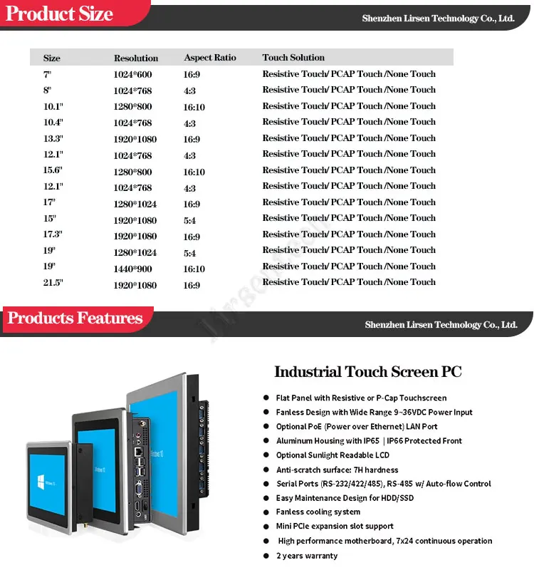 15''Android N2930/4GB LED Industrele POE Monitor Aluminium Volledige Verzegelde IP68 Waterdichte Computer Industrial Panel PC