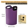 dark purple with drain hole