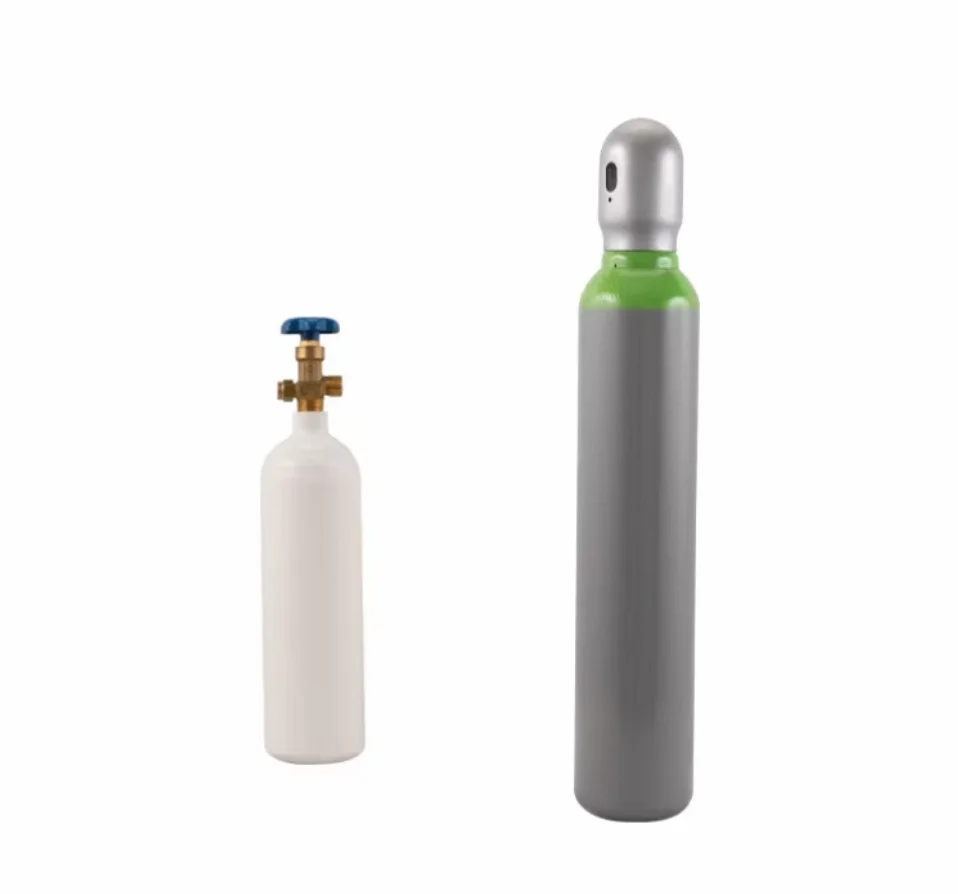 Factory Direct 14L High Pressure Steel CO2 Tank CE and DOT Certified Aluminium Siphon for Industrial Gas Use