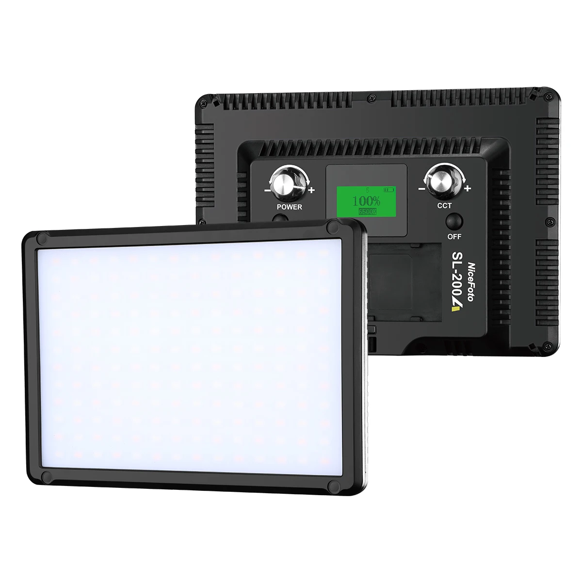 Nicefoto SL-200A LED Video Light - 20W Bi-Color 3200-6500K