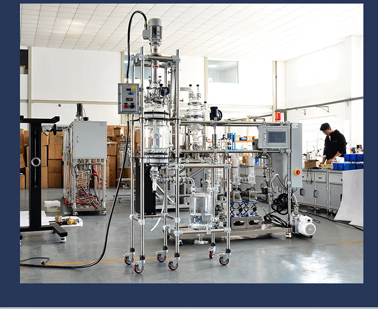 Precision 30L Jacketed High-Temperature Circulation Glass Reactor for Fine Chemistry details