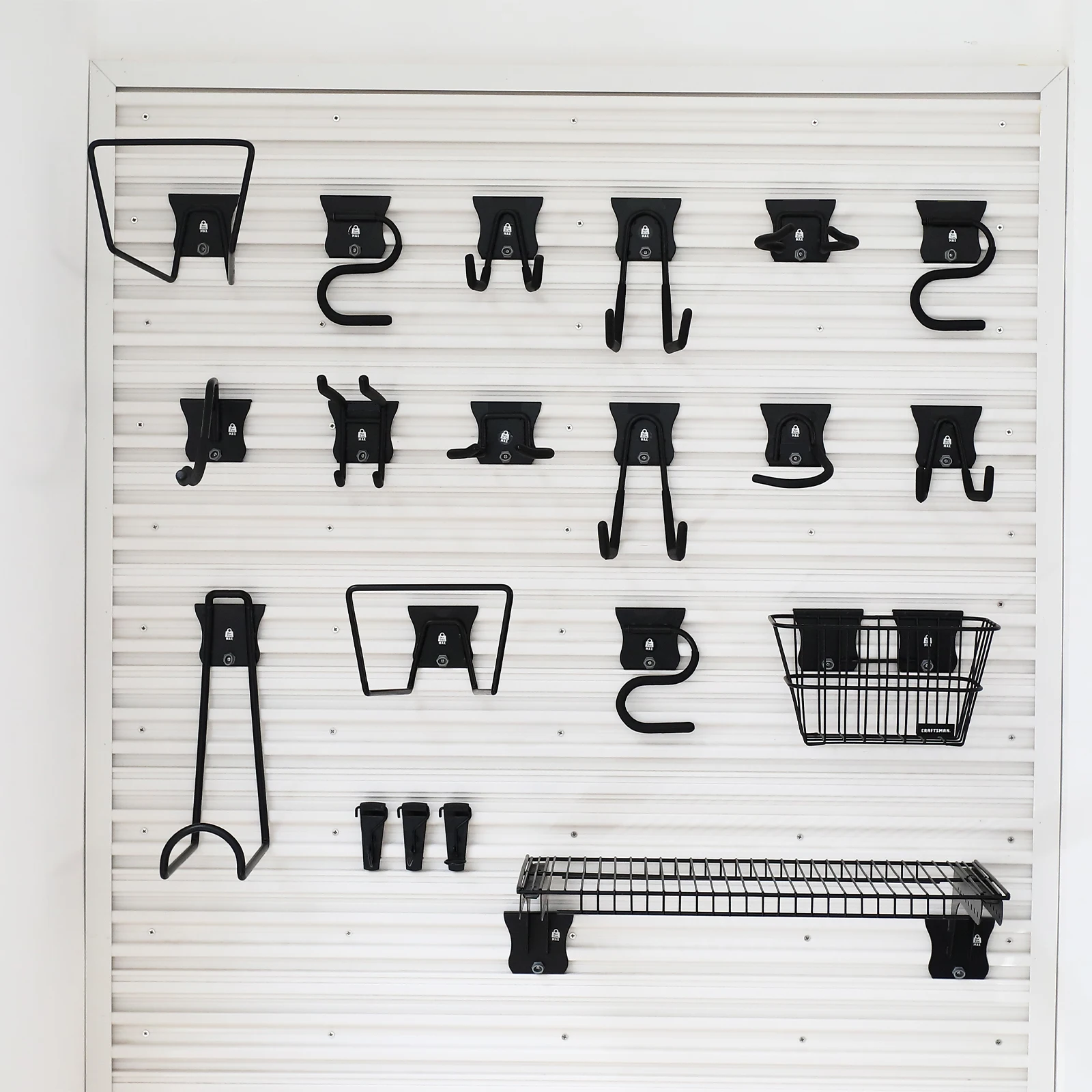 Vertical Ski Rack Mounted For Garage Room Organizer Acrylic Slatwall Shelves With Lip Slat Wall
