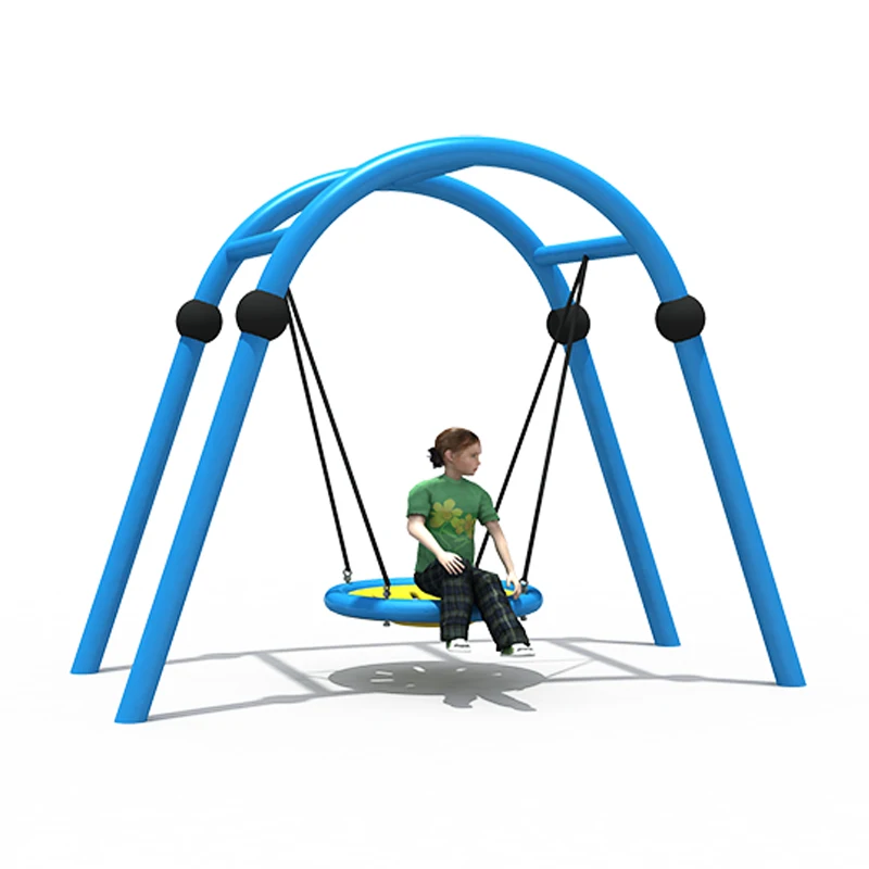 Outdoor Park Large Children's Swing Set, Circular Swing, Outdoor Playground Facilities