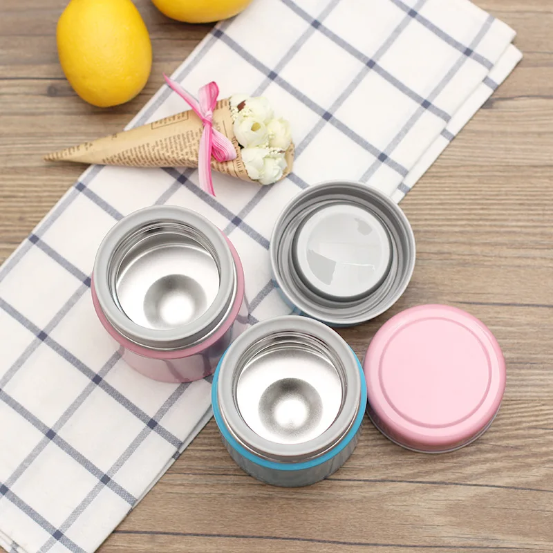 Sopa de acero inoxidable contenedor ardiente olla termo comida