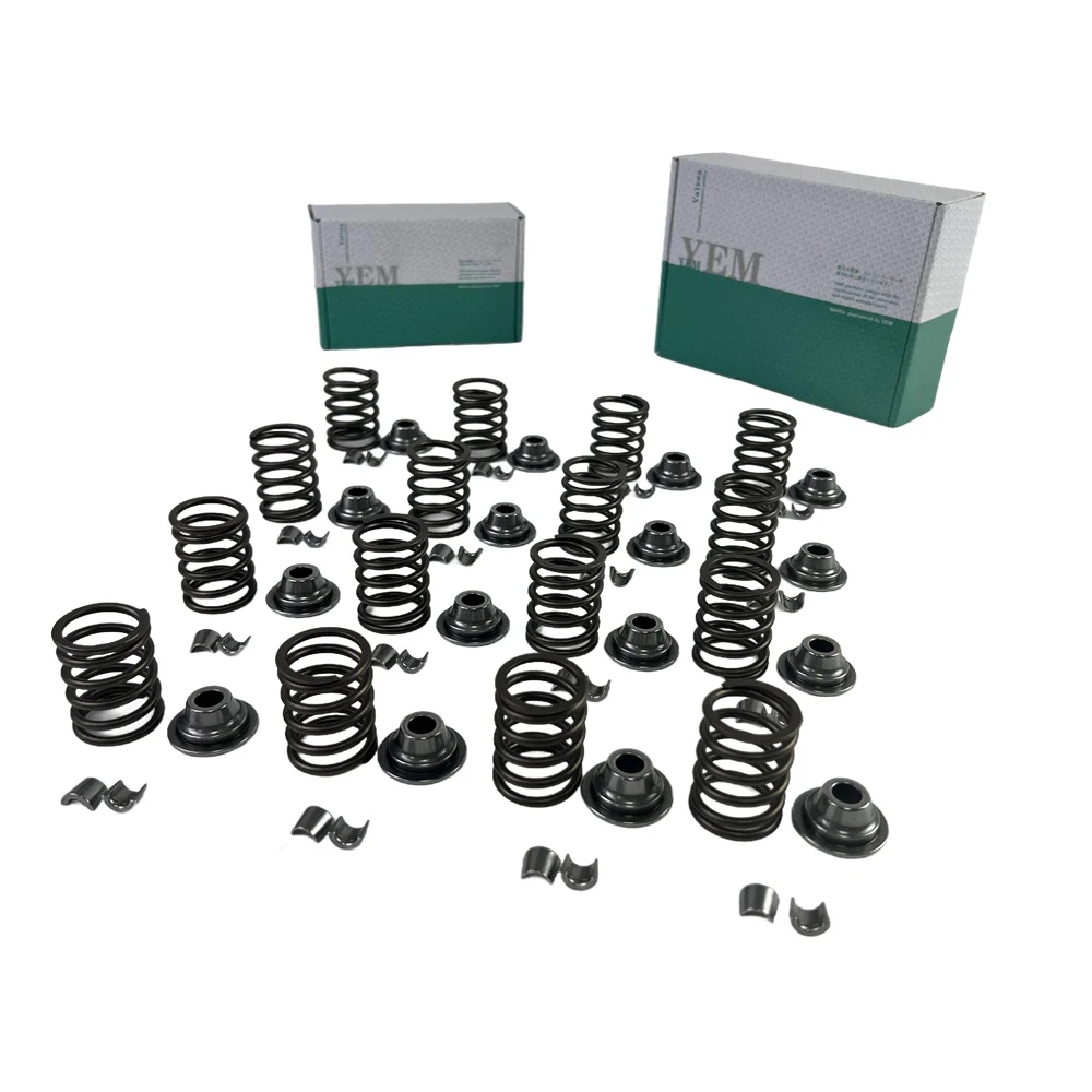 For Yanmar Engine Repair Kit 4TNV84 Valve Spring Kit Spring Seat & Retainer Engine Parts