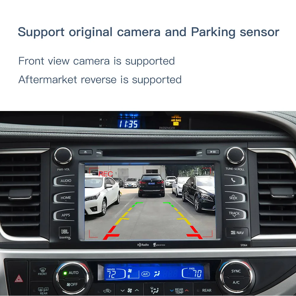 Carabc Wireless Carplay Android Auto For Toyota Highlander 4runner