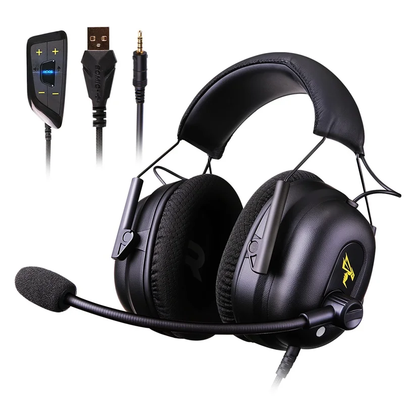 Best 7.1 Gaming Headset 3.5mm+usb Wired 