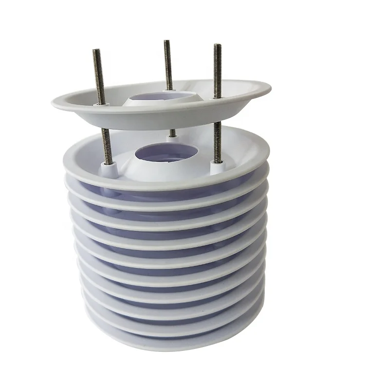 Уличный экран Stevenson из АБС-пластины 4-19, 44 мм, 61 мм, укрытие для метеостанции, солнечный радиационный экран для датчика температуры и влажности