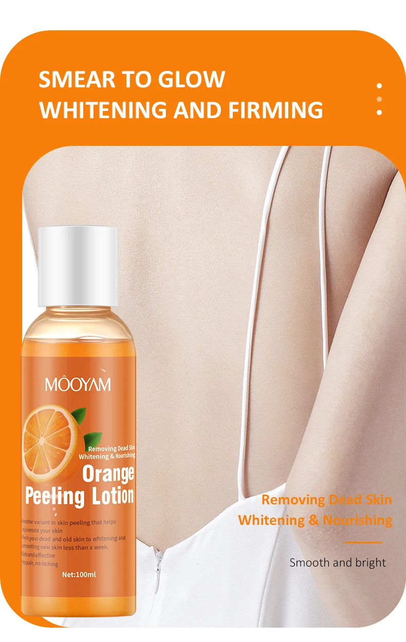 Skin Lightening Whitening Body Peeling Lotion Brightening Exfoliating