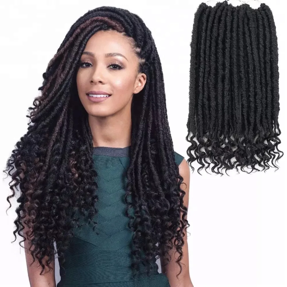 Extensión De Cabello Con Trenzas Onduladas Para Mujer,Extensión De Cabello  De 20 Pulgadas,Pelo Sintético Suave Natural,Pelo De Ganchillo - Buy Diosa  Locs,Pelo Crochet,Extensiones De Cabello Sintético Product on Alibaba.com