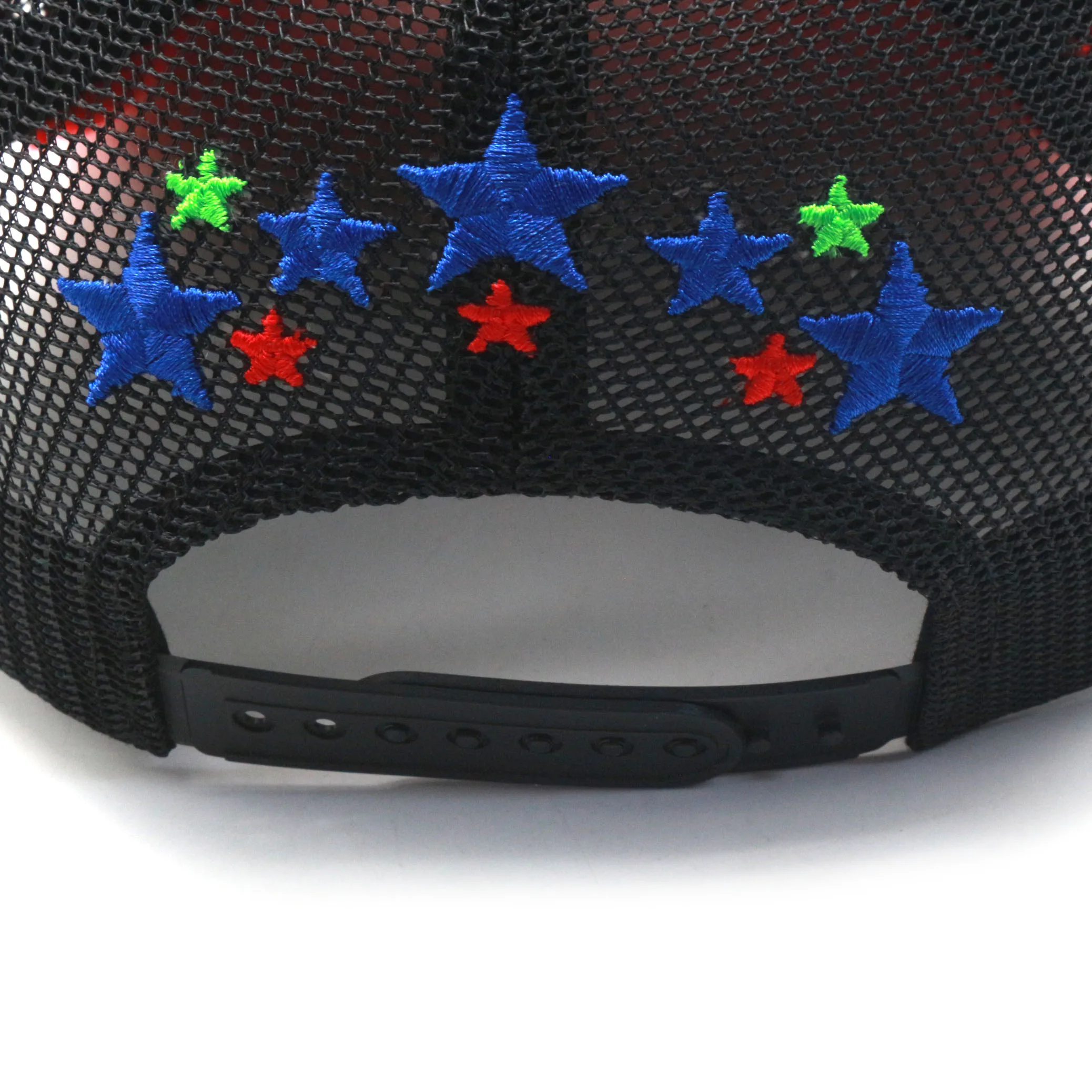 2023 Custom Cute Devil Embroidery Logo 5 Panel Chapeau Men Women Fuzzy