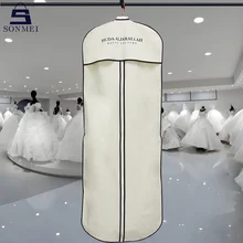 Bridal Wedding Clothes Custom Luxury Natural Dress Organic Cotton Bag