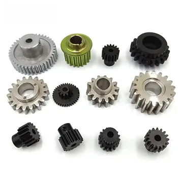 Customized Precision Manufacturing Machining Metal Parts Row Aluminum Brass Stainless Steel Gear