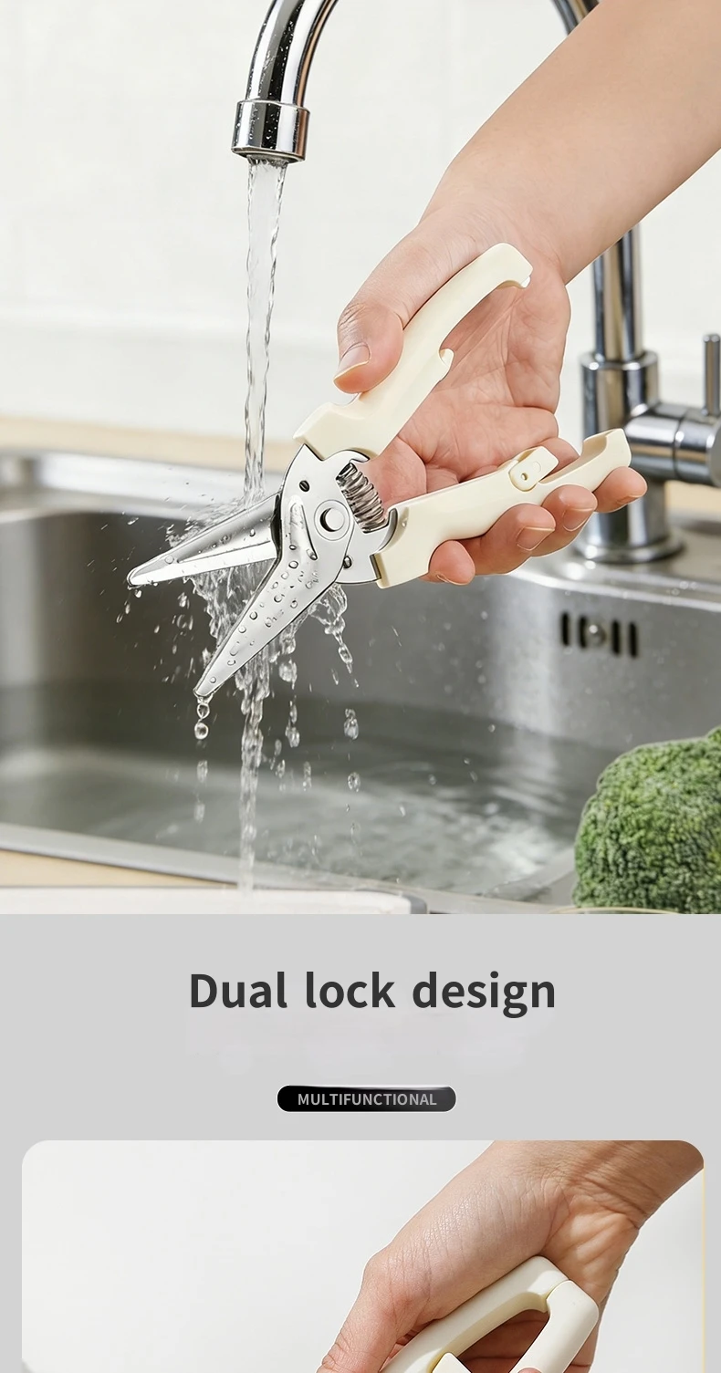 Sharp stainless steel scissors