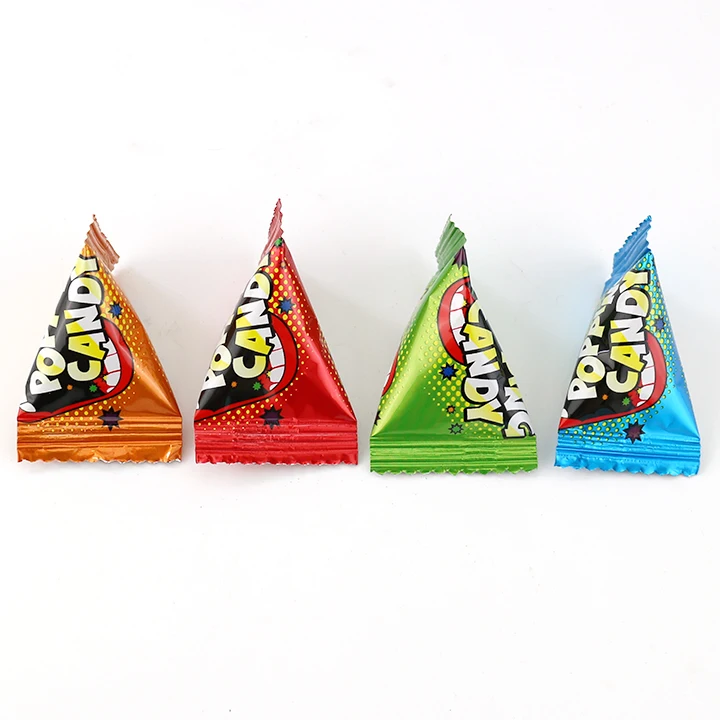 Triangle bag popping