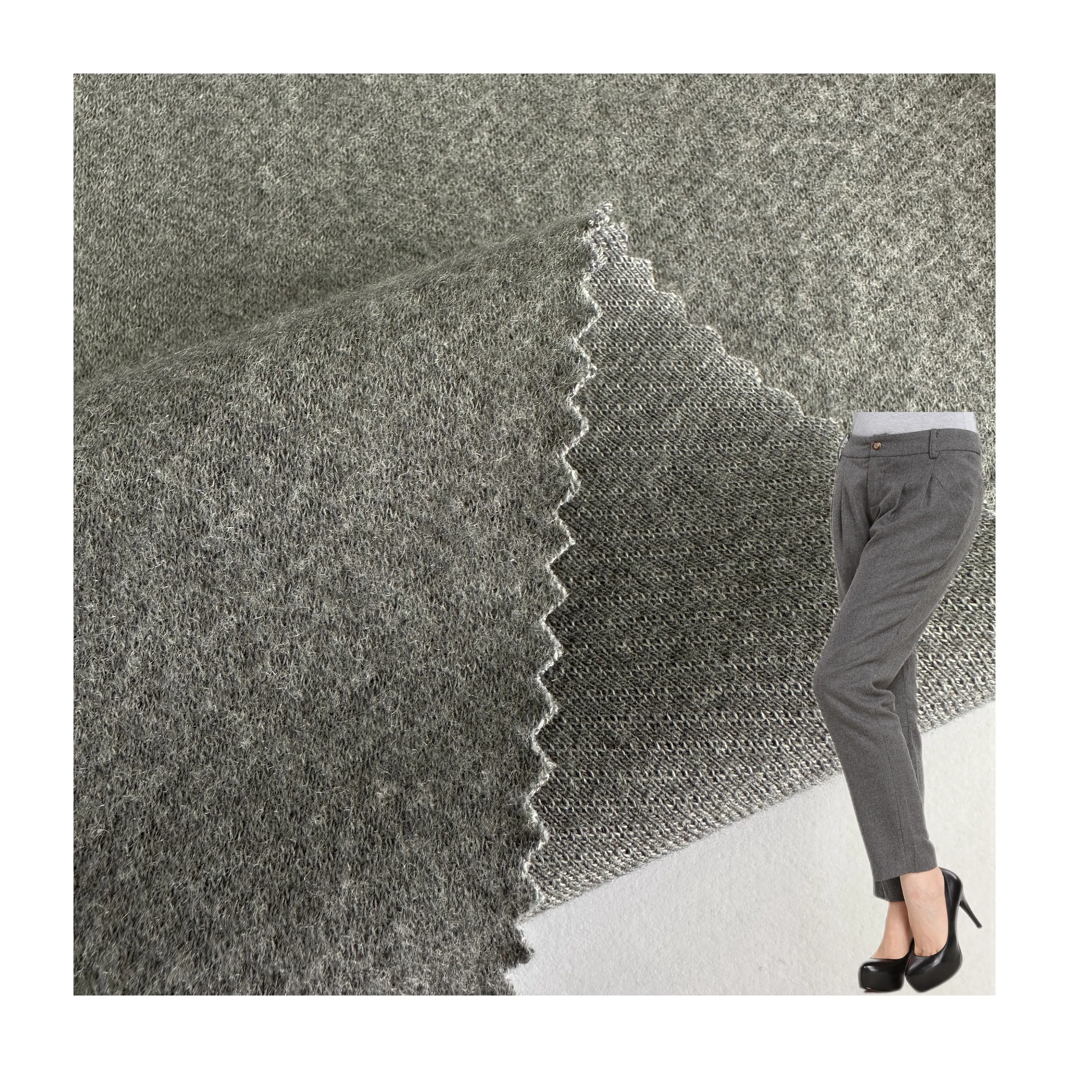 Изготовленный на заказ 260gsm серый персик саржевая хлопчатобумажная ткань полиэстер хлопок спандекс TC стрейч для униформы