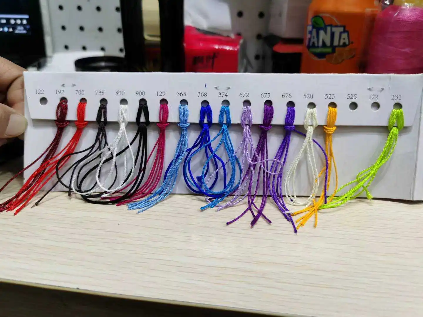0.8MM 100M/Spool 1.0MM 300M/Spool Colorful Nylon Cord Thread Chinese Knotting Macrame Cord Braided String Beading Craft Thread