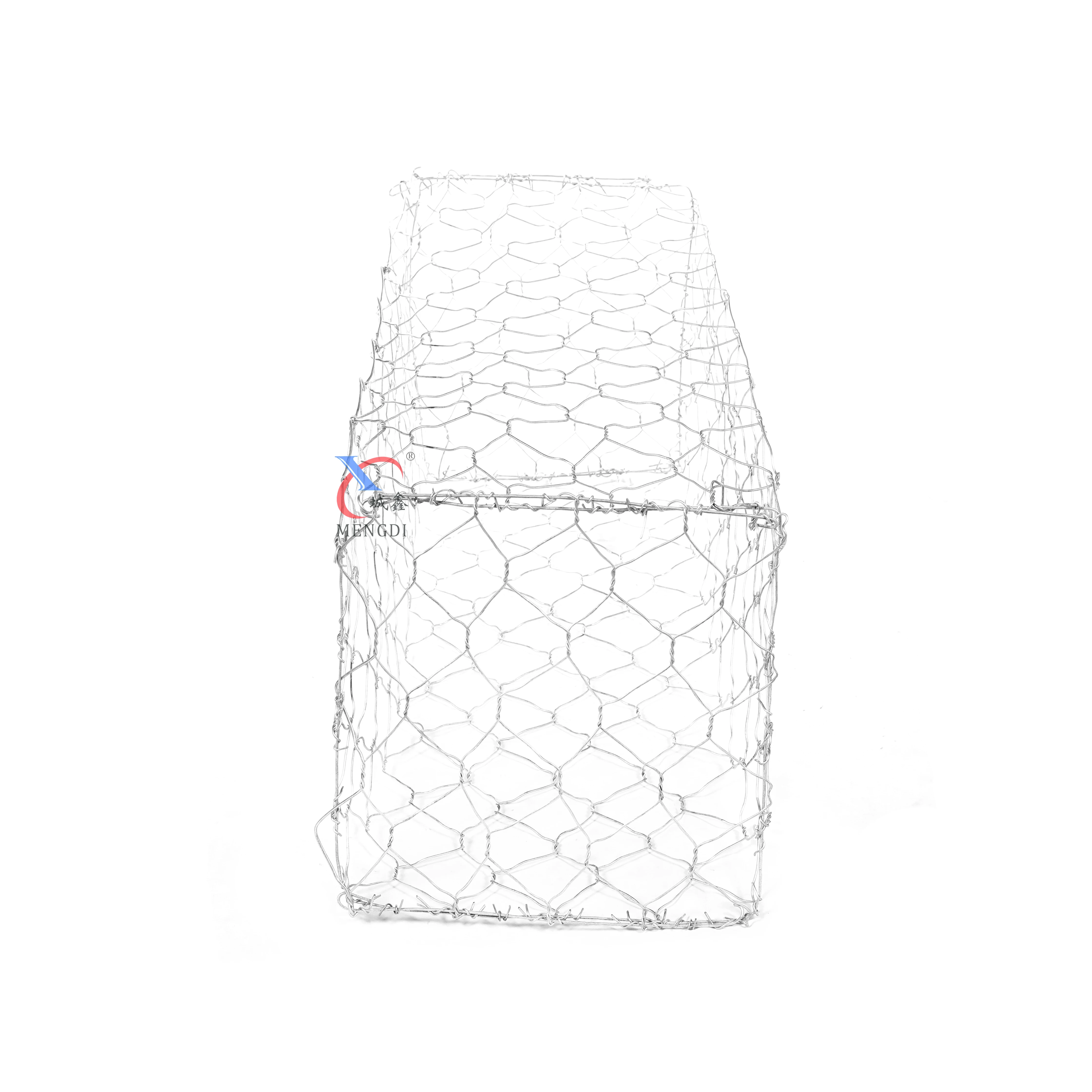 1mx1mx2m Hexagonal Woven Wire Mesh Gabion Box PVC Coated Galfan Galvanized Gabion Basket