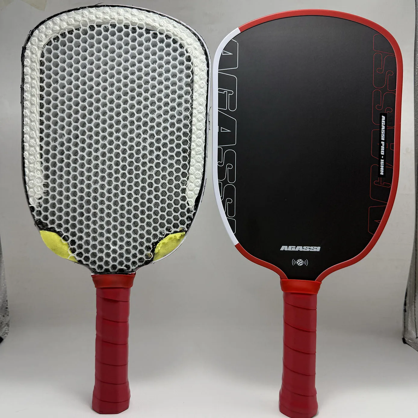 Agassi Pro 16mm Pickleball Paddle, Large Sweet Spot, USAPA