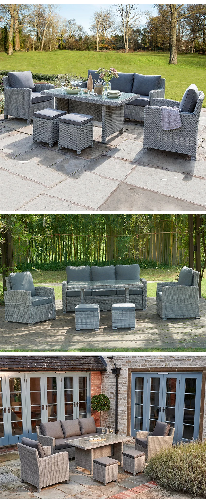 Wholesale European Unique Rattan Style Outdoor Furniture Highquality