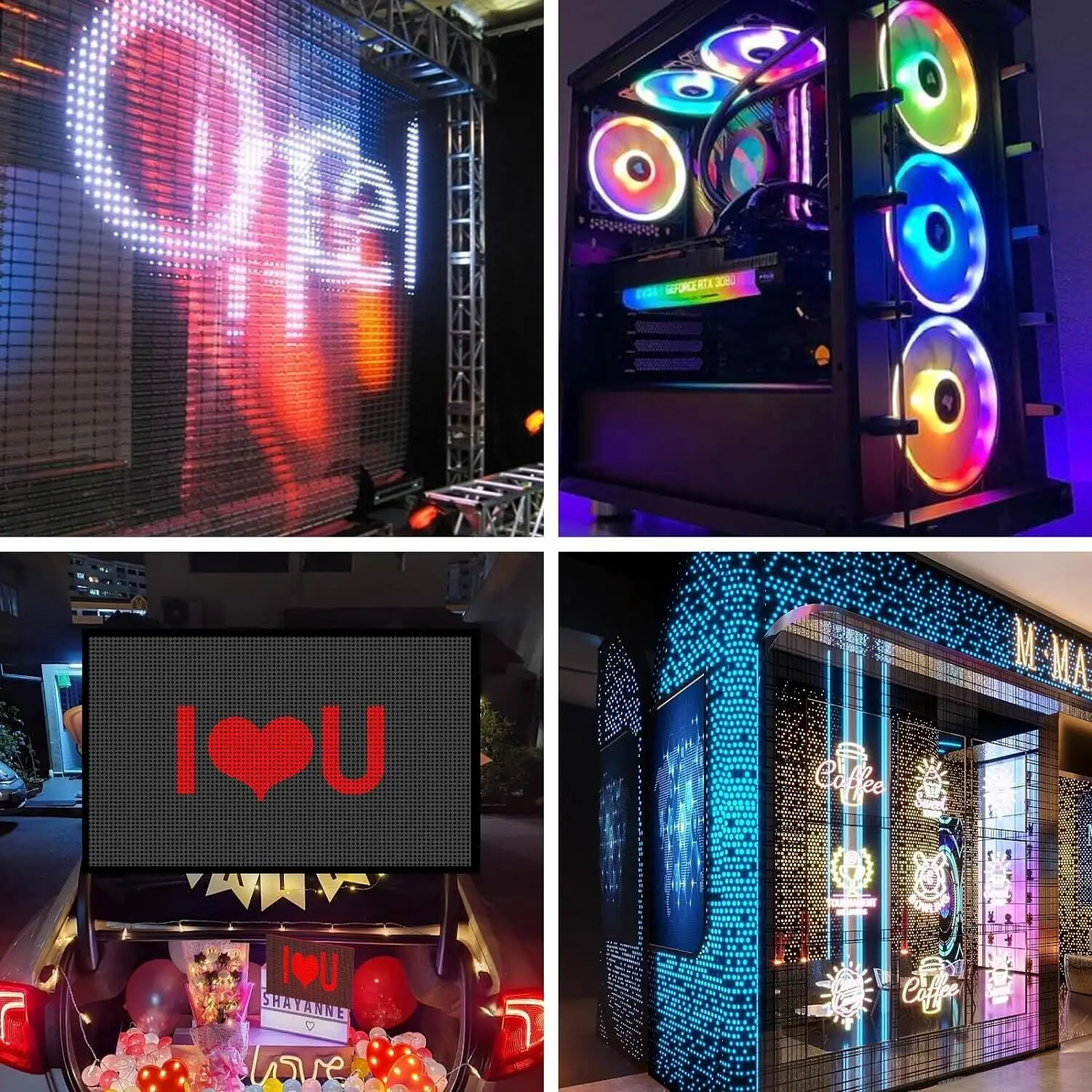 RGB RGBW LED Ws2812 Sk6813hv matrix Flexible and Cuttable Pixel Led Sheet Light Any Size Flex Led Panel 5v 12v 24v Dc