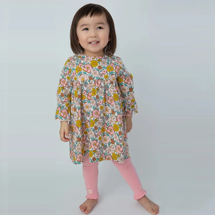 Jambear Organic Cotton Bamboo Baby Clothing Sets Toddler Girl Ruffle ...