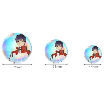 Lot De 6 Badges Pin's Anime Ghost Slayers – 58 Mm – Métal Alliage – Déco Vêtements, Sacs, Trousses