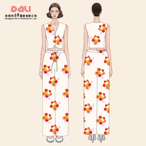 High Quality Garment Women Sets Casual Dress OEM ODM Clothing Manufacturer Make Own Brand Custom Low Moq Apparel Design Service