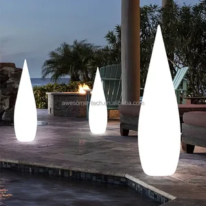 Hot Sale Colorful Water Drop Night Light Table Lamp Lighting Home Party Decoration Modern Style Bedside Lamp for Home Decoration