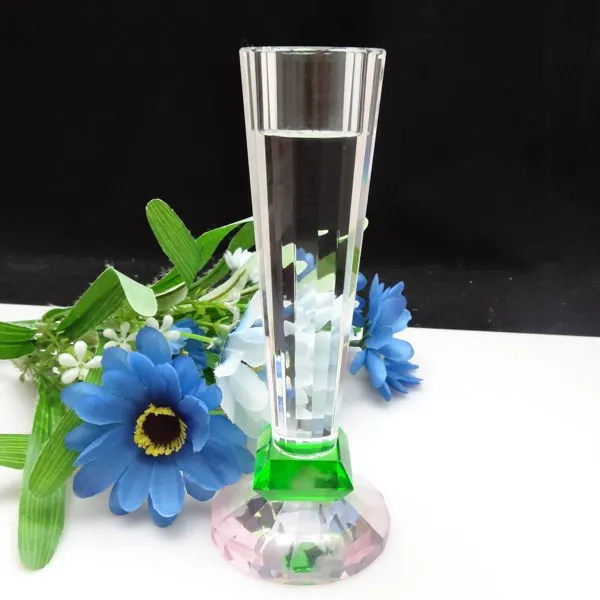 small crystal candlestick candle for wedding tea-light centerpiece candle candelabra