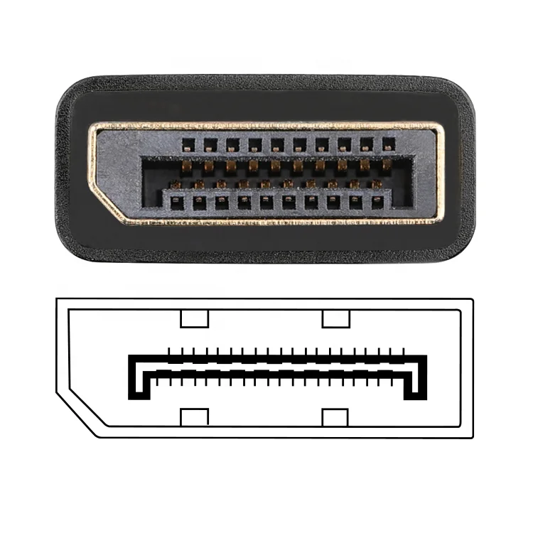 
Кабель для дисплея ult-unite DisplayPort в нейлоновой оплетке с алюминиевым корпусом 4K @ 60 Гц 2K @ 144 Гц DP 1,2 шнур 