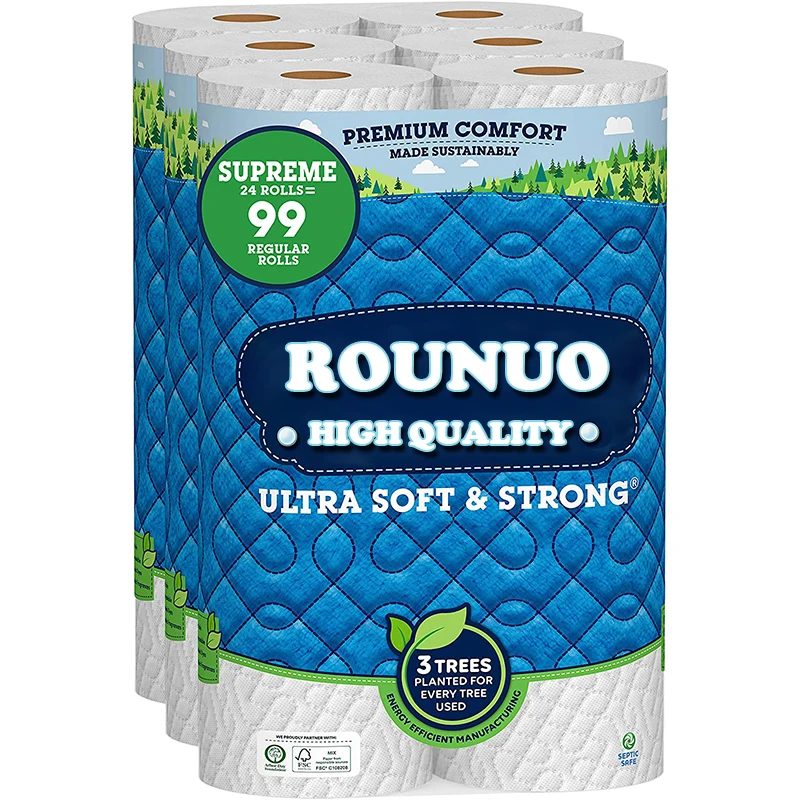 24Gsm Kitchen Paper Towel From Baoding 2ply Kitchen Paper Towel in the Box, Kitchen Paper Towel Made of Bamboo