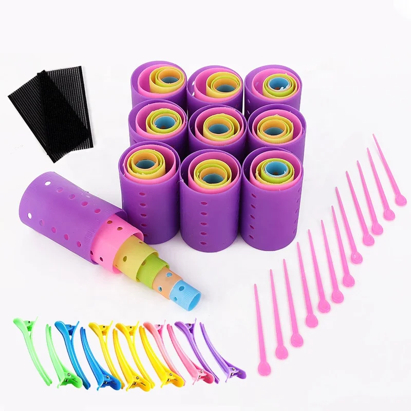 Ruyan Amazon Hot Selling Magnetic Hair Rollers Set With Clips No Heat Diy  Self Grip Hair Roller For Men Kids Women - Buy Custom Make Mixed Size And  Colors Magnetic Smooth Hair
