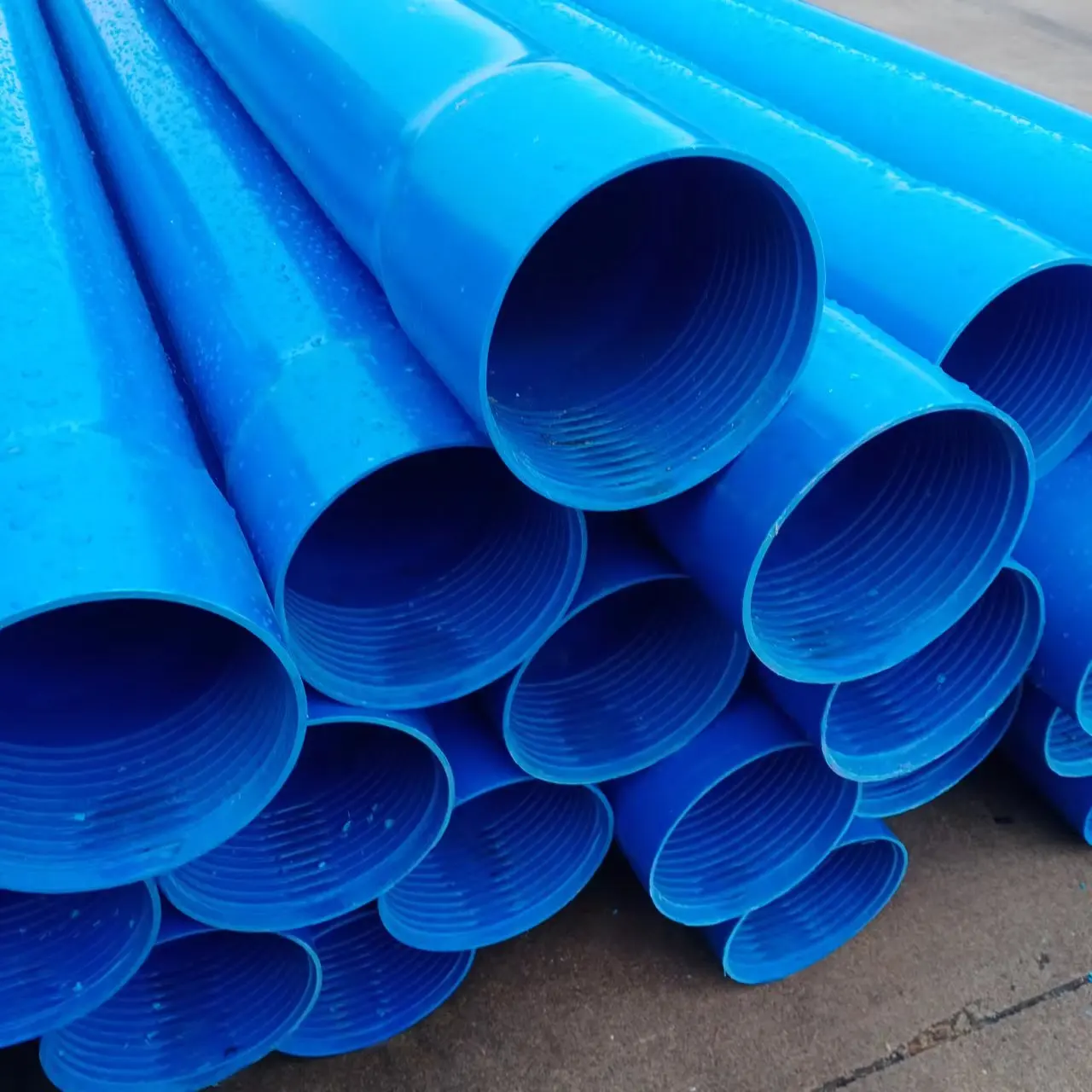 PVC Casing and Riser Pipe 4 5 6 Inch Bore Well Threaded 8inch Pvc Well Slot Screen Tube for Irrigation