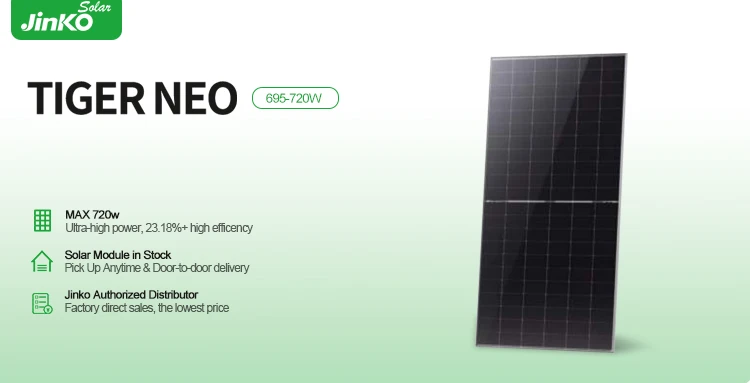 Jinko Solar Panel 580 Watt Topcon Bifacial Module 700W 705W 710W 715W ...