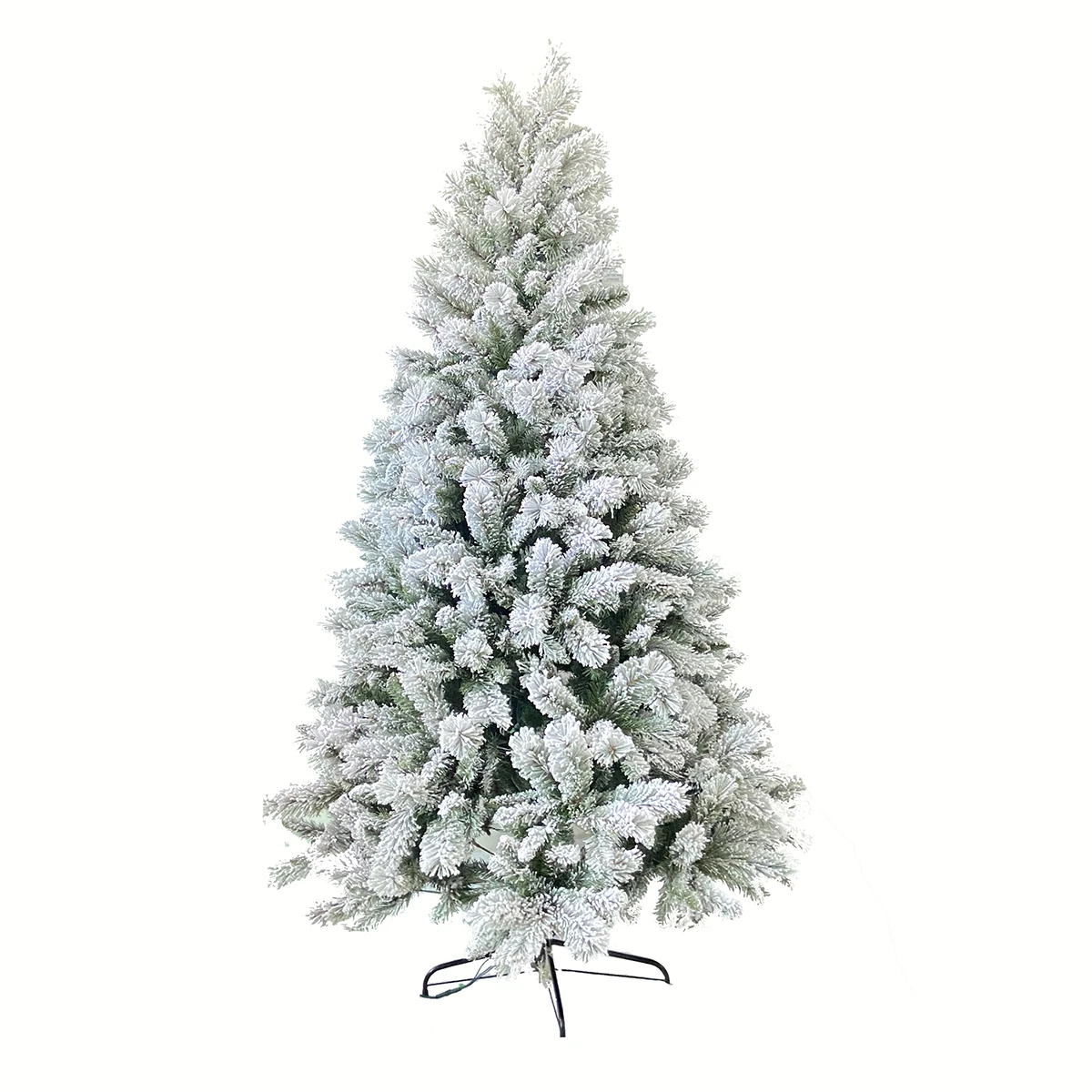 sensineクリスマス装飾702のヒント7.5ft白い雪の針混合ポリ塩化