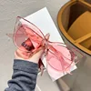 Montura rosa transparente-lente rosa